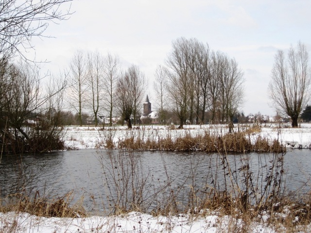 Scheldearm Krommehoek winter